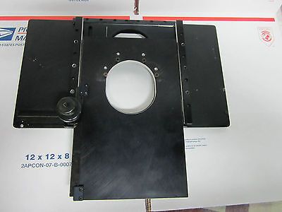 OPTICAL MICROSCOPE PART ZEISS GERMANY HUGE WAFER INSPECTION STAGE OPTICS BIN#19