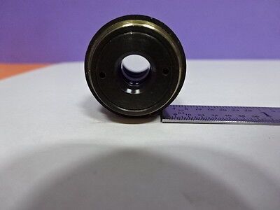 LEICA GERMANY OBJECTIVE ACHRO 4X OPTICS MICROSCOPE PART AS PICTURED &Z4-17