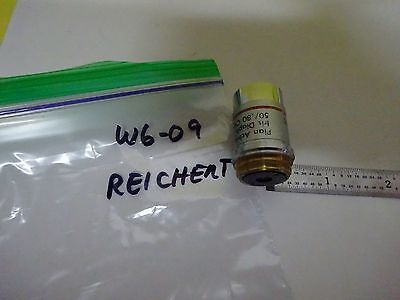 MICROSCOPE PART OBJECTIVE REICHERT PLAN ACHRO IRIS DIAPHRAGM 50X OPTICS BN#W6-09