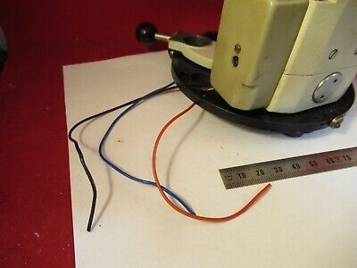 LEITZ HARDNESS TESTER OPTICS ASSEMBLY HOLDER MICROSCOPE PART as pictured &W2-A57