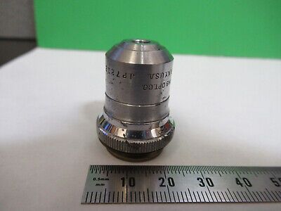 VINTAGE OBJECTIVE BAUSCH LOMB 10X OPTICS MICROSCOPE PART AS PICTURED &A9-B-17