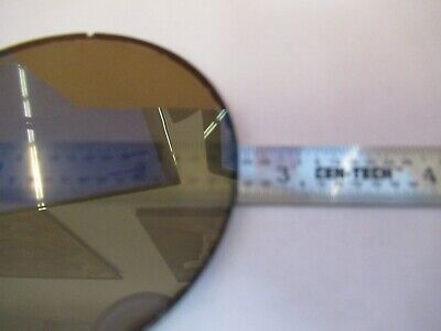 OPTICS LARGE POLARIZER LENS OPTICS MICROSCOPE PART AS PICTURED &5K-A-34