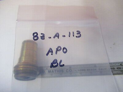 ANTIQUE BAUSCH LOMB APO 90X OBJECTIVE MICROSCOPE PART AS PICTURED &8z-a-113