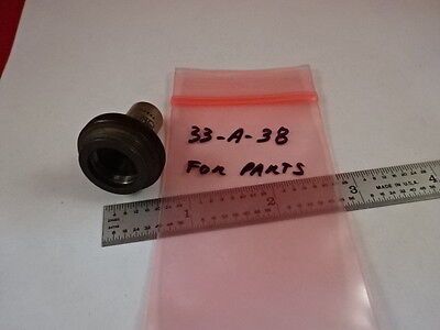 FOR PARTS OBJECTIVE CARL ZEISS 8X OPTICS MICROSCOPE PART AS IS &33-A-38