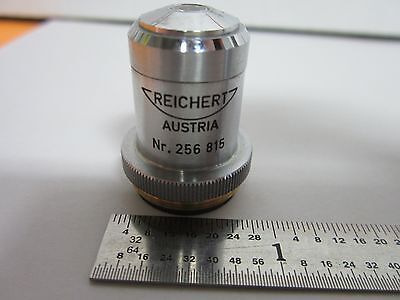 MICROSCOPE PART OBJECTIVE REICHERT AUSTRIA 63X OPTICS AS IS BIN#M7-R-03