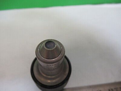 ANTIQUE CARL ZEISS GERMANY APO 10 OBJECTIVE MICROSCOPE PART AS PICTURED &Z1-A-33