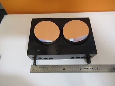 OPTICAL SPECTRA TECH MIRROR CROSS BEAMS MICROSCOPE PART AS PICTURED &Q6-A-66