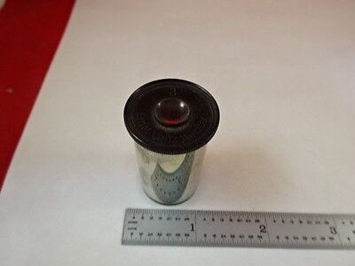 MICROSCOPE PART VINTAGE ERNST LEITZ GERMANY EYEPIECE 3 OPTICS AS IS #G9-C-02