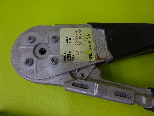 CABLE CRIMPING TOOL AS IS BIN#TA-3H