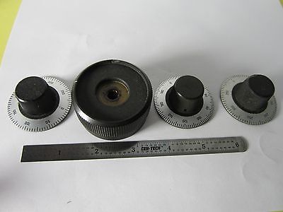 LOT MISMATCH OPTICAL MICROSCOPE PART KNOB ZEISS GERMANY OPTICS BIN#C8-08