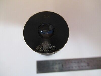 HERTEL REUSS OPTIK KASSEL EYEPIECE 8X LENS MICROSCOPE PART AS PICTURED &8C-A-12