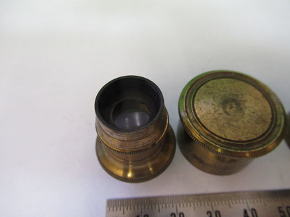 ANTIQUE BRASS RARE LONDON OBJECTIVE MICROSCOPE PART AS PICTURED #R1-B-12