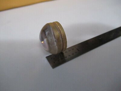 OPTICAL THICK PLANO CONVEX DOME RARE OPTICS AS PICTURED &F4-A-63