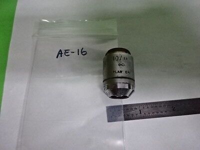 MICROSCOPE PART OBJECTIVE AMERICAN AO 10X PLAN EPI OPTICS AS IS #AE-16