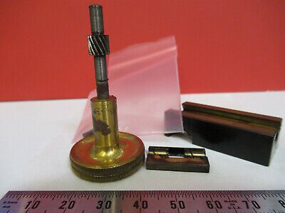 ANTIQUE LEITZ WETZLAR GERMANY KNOB ASSEMBLY MICROSCOPE PART AS PICTURED &B1-B-16