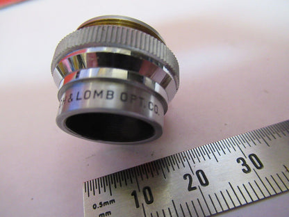 BAUSCH LOMB OBJECTIVE 48mm LENS OPTICS MICROSCOPE PART AS PICTURED S9-A-10