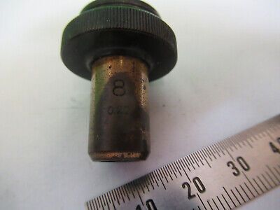 ANTIQUE CARL ZEISS GERMANY "A" OBJECTIVE MICROSCOPE PART AS PICTURED &Z1-A-32