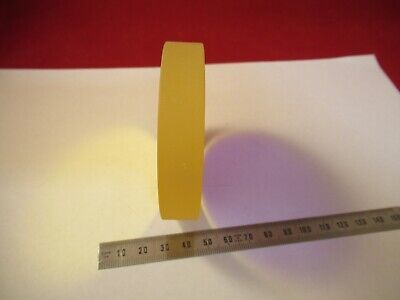 OPTICAL FLAT ZERODUR COATED 3" DIAMETER 1/10 WAVE OPTICS slight scratch &9-FT-73