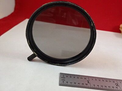 OPTICAL MOUNTED POLARIZER GLASS CANON 55 mm OPTICS AS IS BIN#P1-C-20