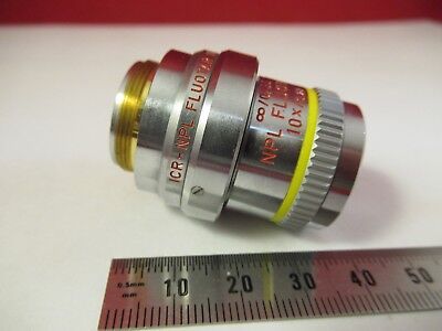 LEITZ GERMANY DIC OBJECTIVE LENS 10X 559254 553459 MICROSCOPE OPTICS &39-A-37