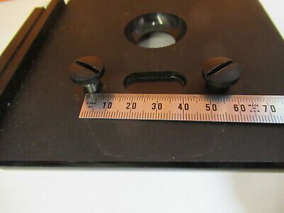 SPENCER AO VINTAGE STAGE TABLE XY ANTIQUE MICROSCOPE PART AS PICTURED &P2-A-78