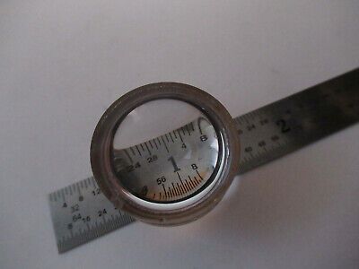 OPTICAL THICK PLANO CONVEX DOME RARE OPTICS AS PICTURED &F4-A-63