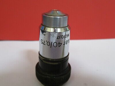 ZEISS WINKEL OPTICS 40X /160 OBJECTIVE LENS MICROSCOPE PART AS PICTURED &4B-A-56