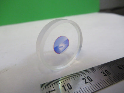 HP HEWLETT PACKARD OPTICAL DICHROIC COATED FLAT FUSED SILICA AS PICTURED W4-A-26