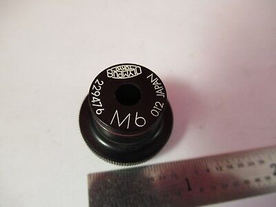 OLYMPUS JAPAN OBJECTIVE M6 6X MICROSCOPE PART OPTICS AS PICTURED &75-B-17