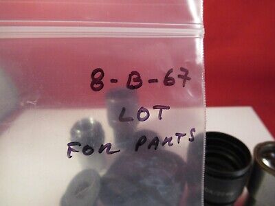 FOR PARTS LOT EYEPIECES ASSORTED OPTICS MICROSCOPE PART AS PICTURED &8-B-67