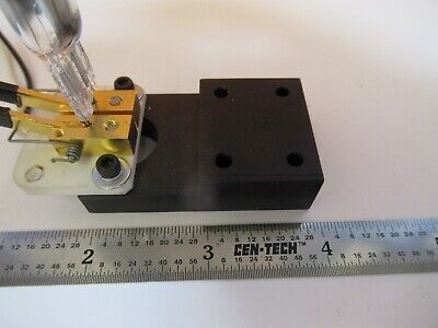 OLYMPUS JAPAN LAMP BULB HOLDER ASSEMBLY MICROSCOPE PART AS PICTURED &Q6-A-74