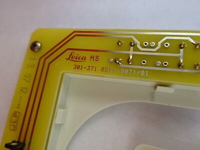 MICROSCOPE PART LEICA GERMANY DMRXA SIDE BOARDS AS IS B#L8-A-10