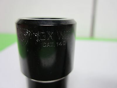 OPTICAL MICROSCOPE PART EYEPIECE AO 10X WF AS IS OPTICS BIN#3C-1-N