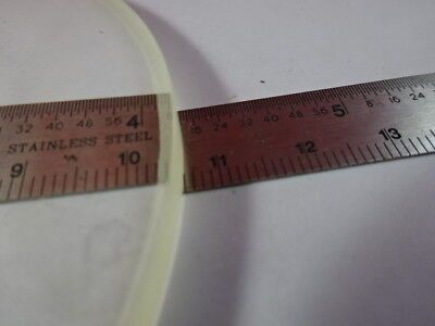 LARGE OPTICAL THICK LENS CONVEX CONCAVE MIL SPEC PRO OPTICS AS PICTURED &94-90