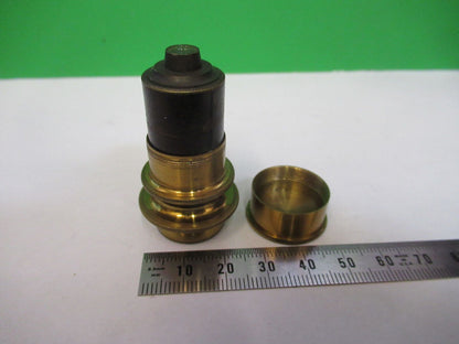 ANTIQUE BRASS ENGLAND RJ BECK UK objective MICROSCOPE PART AS PICTURED W4-A-34