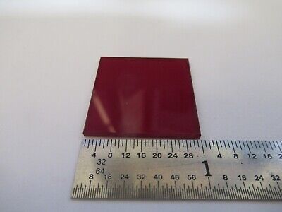 OPTICAL RED SCHOTT ROUND FILTER OPTICS AS PIC &A7-A-55