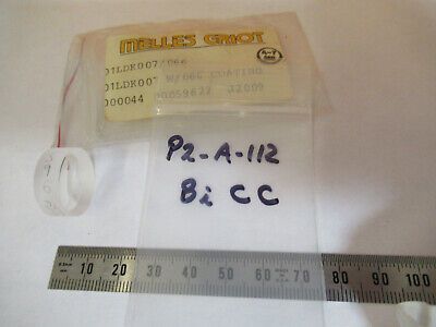 OPTICAL MELLES GRIOT BI CONCAVE LENS COATED OPTICS AS PICTURED &P2-A-112