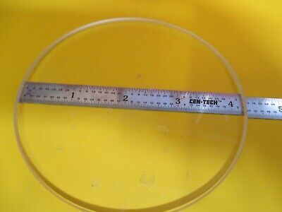 FOR PARTS OPTICAL BK7 GLASS [coating stained] 4.25" DIA AS PICTURED &FT-6-105