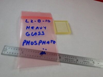 OPTICAL HEAVY DENSITY GLASS PHOSPHATE BLANK LASER OPTICS  BIN#L2-B-10