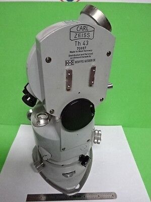 OPTICAL THEODOLITE CARL ZEISS TH 43 KEUFEL ESSER K+E AS IS OPTICS #LOBBY