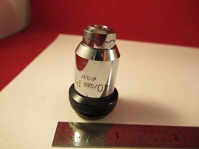 WILD HEERBRUGG SWISS 40X PH PHASE OBJECTIVE MICROSCOPE PART AS PICTURED &FT-6-24