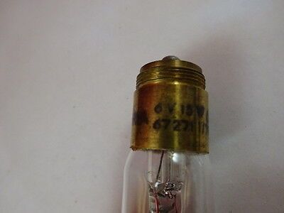 MICROSCOPE PART ZEISS GERMANY LAMP BULB 6V 15W 67271 POLMI OPTICS AS IS #T2-B-08