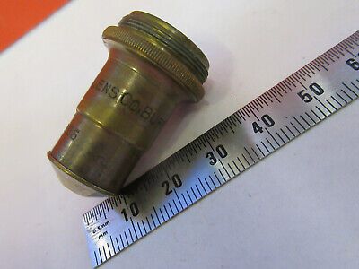 ANTIQUE BRASS SPENCER OBJECTIVE 16mm LENS MICROSCOPE PART AS PICTURED &F6-B-122