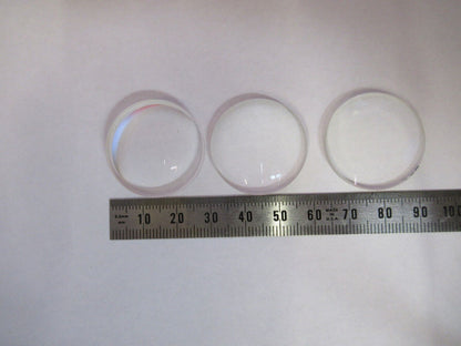 OPTICAL LOT 3 EA LENSES SET LASER OPTICS AS PICTURED Q5-B-42