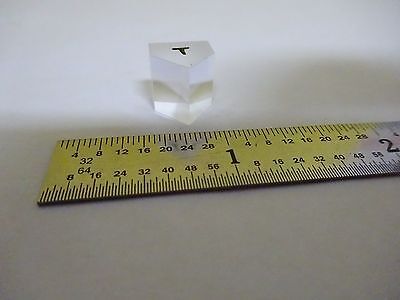 OPTICAL GLASS PRISM LASER OPTICS AS IS BIN#4V-FL-42