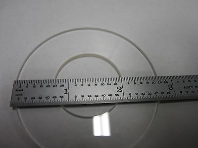 MICROSCOPE PART GLASS HOLED STAGE FOR SPECIMEN HOLDER OPTICS BIN#Q4-R-43