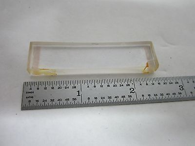 OPTICAL BI CONCAVE RECTANGULAR LENS LASER OPTICS BIN#Q4-29