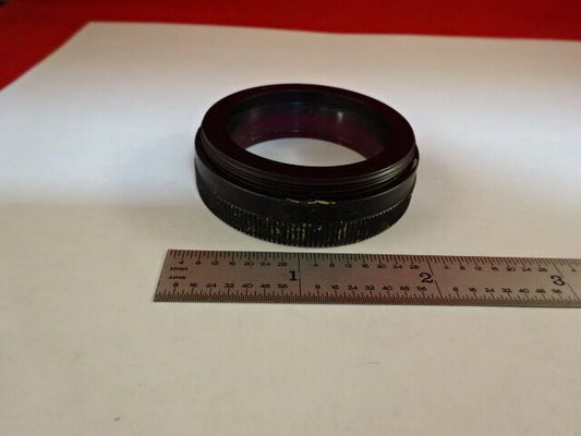 MICROSCOPE PART  COVER LENS STEREO OPTICS AS IS #AR-18