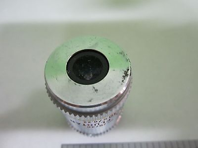 MICROSCOPE PART OBJECTIVE LEITZ FLUOTAR 10X INFINITY OPTICS AS IS BIN#T1-21