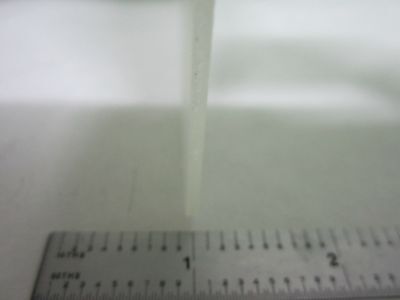 MICROSCOPE PART FROSTED GLASS PLATE SPECIMEN [dirty] OPTICS AS IS BIN#S8-05